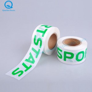 AANGEPASTE drukwaarschuwingstape; op maat gemaakte barricade-tape / barrièretape; aangepaste voorzichtigheidstape