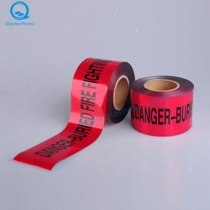 Australische aluminiumfolie begraven STORMWATER ondergrondse waarschuwingstape; SEWER ondergrondse waarschuwingstape; BRANDBESTRIJDING Ondergrondse waarschuwingstape