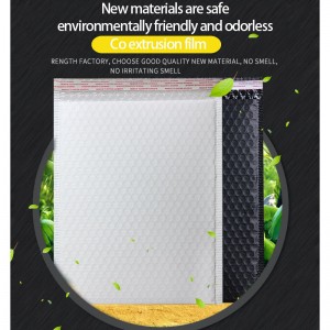 op maat gemaakte schokbestendige witte bellenmailers gewatteerde verzending envelop plastic verpakking zak