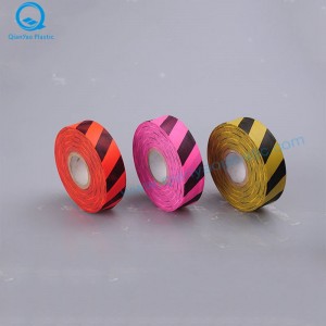 Plakband met PVC-streepjesonderzoek