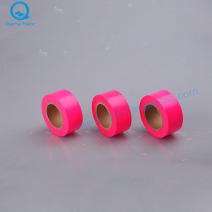 1-3 / 16'X150 '/ 300' Canada Oranje / roze PVC niet-reliëf markeertape