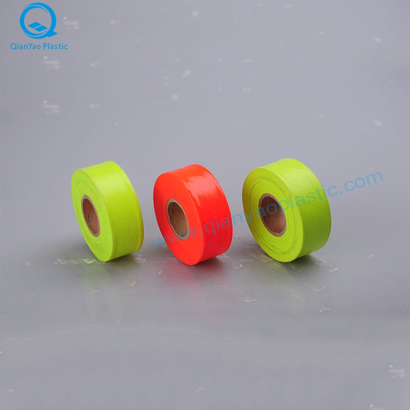 1-3 / 16'X150 '/ 300' Canada Lime / Orange Plastic niet-reliëfonderzoekstape