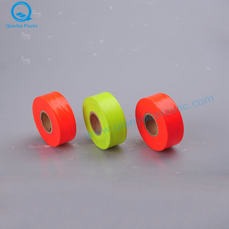 1-3 / 16'X150 '/ 300' Canada Lime / Orange Plastic niet-reliëfonderzoekstape