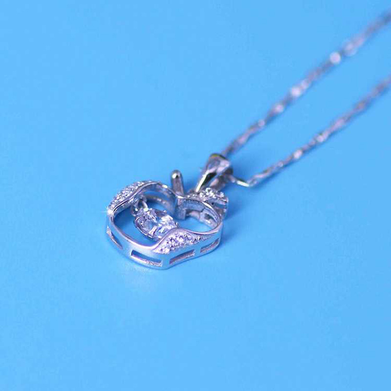 Mode Apple slimme Zirkoon hanger ketting
