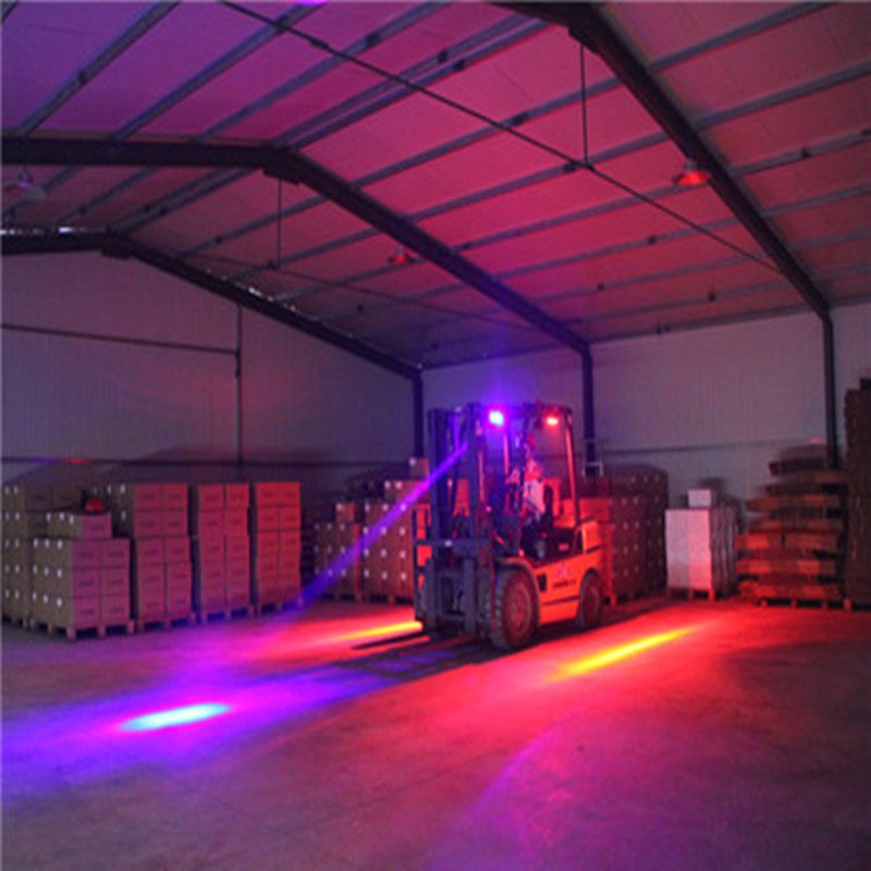 Forklift Safety Light Rood of groen laser vorkheftrucklicht