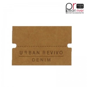 lederen mode kleurrijke groot aantal hangtag sticker