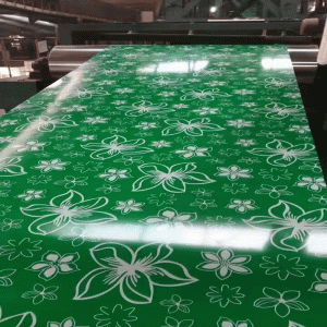 Kleur aluminium plaat