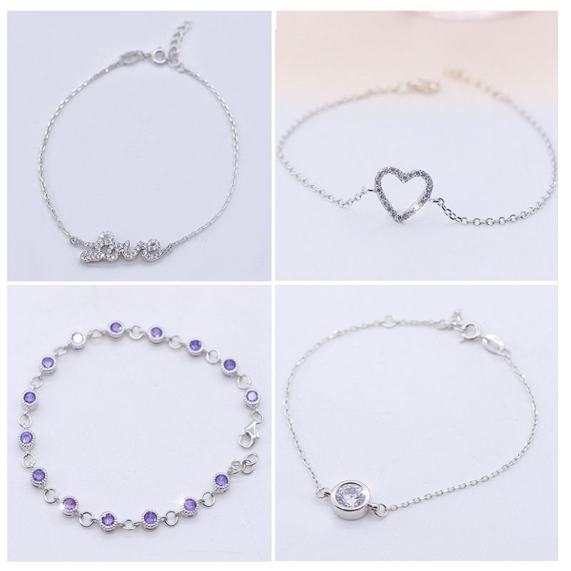 925 zilveren armband vrouwelijke mode mozaïek armband hart liefde originele aangepaste armband