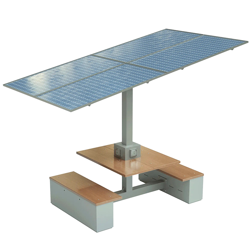 Zonne-oplaadtafel Campus Werkstations Duurzame energieproductiviteit