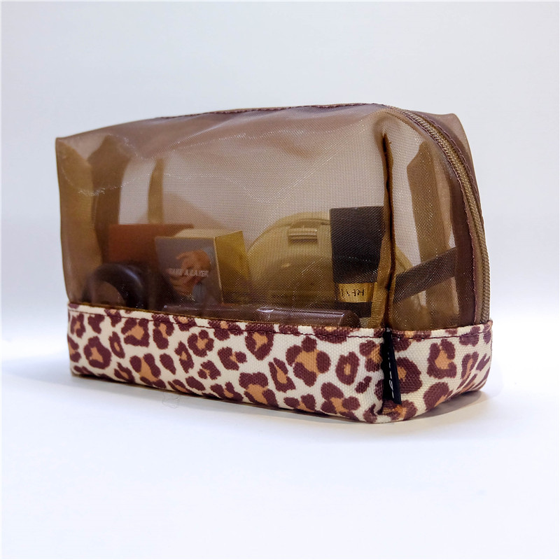 Op maat gemaakte Leopard Print dames make-up tas