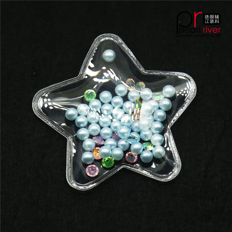 star 3D plastic PVC patch