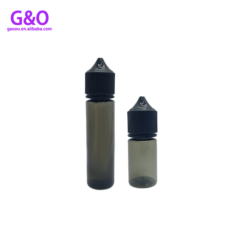 v3 ejuice petfles ejuice plastic fles 30ml 60ml nieuwe eliquid mollige gorilla eenhoorn druppelflesjes zwart blauw eliquid flessen