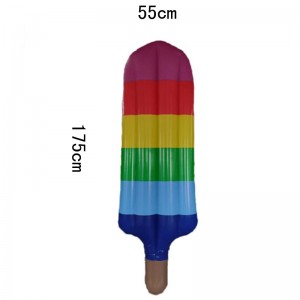 Opblaasbare regenboog popsicle zwembad float / pool lounge