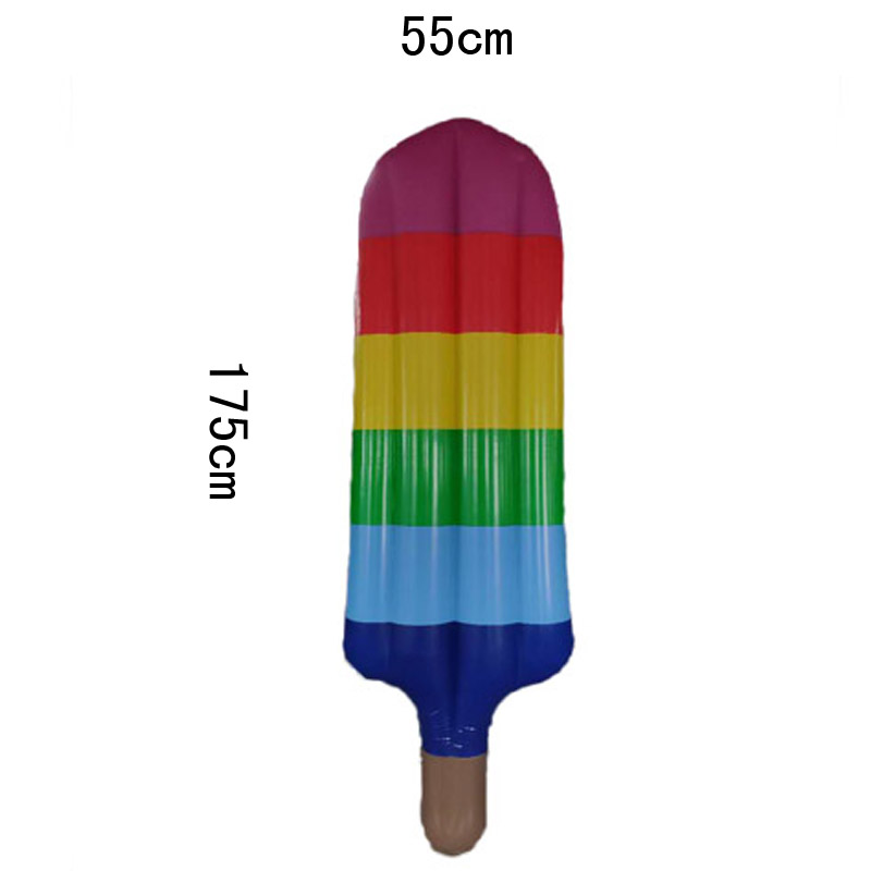 Opblaasbare regenboog popsicle zwembad float / pool lounge