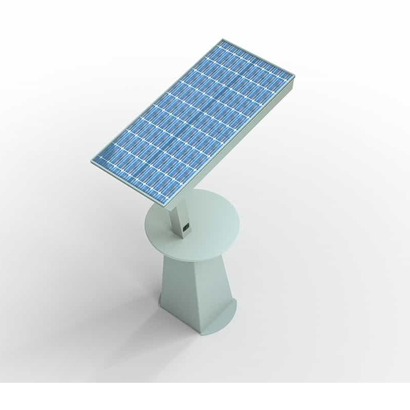 Zonnepaal laadstation Outdoor salontafel