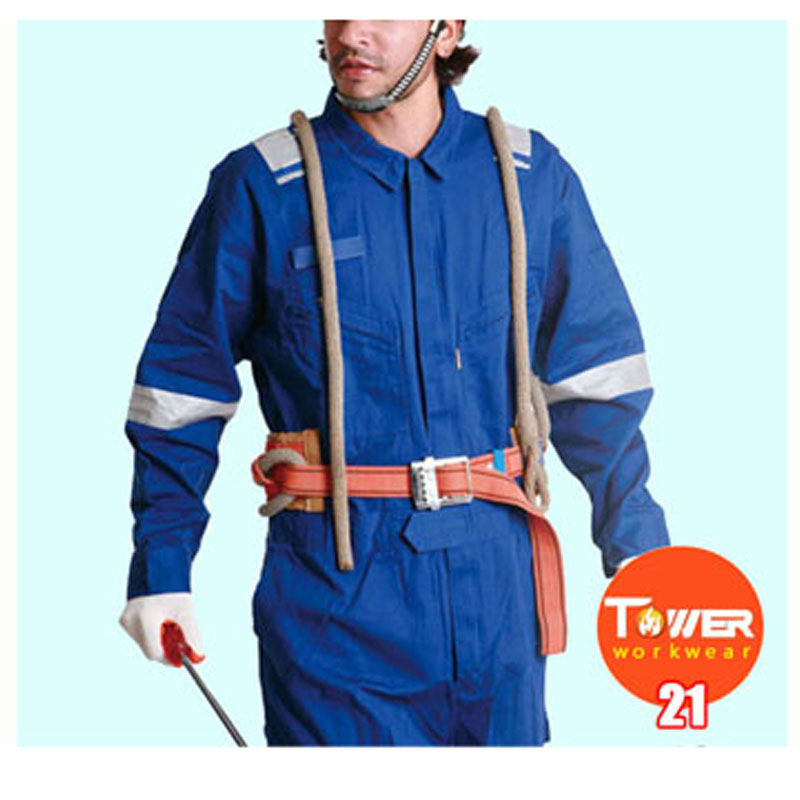 C / N antivlambrandvertragende overalls voor heren ketelpak werkkleding voor olie en gas