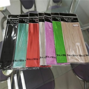 Happy Birthday Party Woondecoratie Folie tafelkleed Appelgroen Kleur Mat Metallic tafelkleed