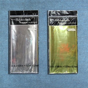 Folie tafelkleed met effen kleur metallic folie tafelkleed voor bruiloft feest vakantie vieren