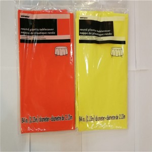 54x108 PVC wegwerp feesttafelkleed Effen kleur Vierkante en ronde vorm Woondecoratie Tafelkleed