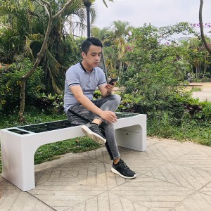 Smart Street Furniture Urban Seats Zonne-energie