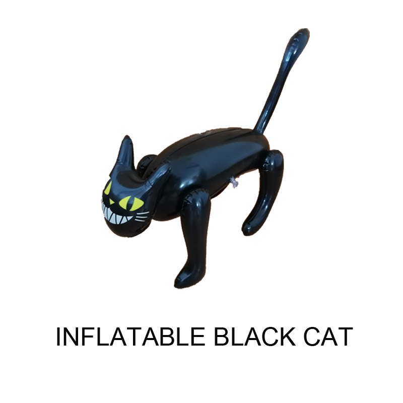 Opblaasbare Halloween decoraties rekwisieten Black Cat