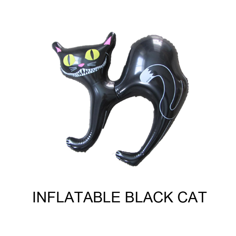 Opblaasbare Halloween decoraties rekwisieten Black Cat