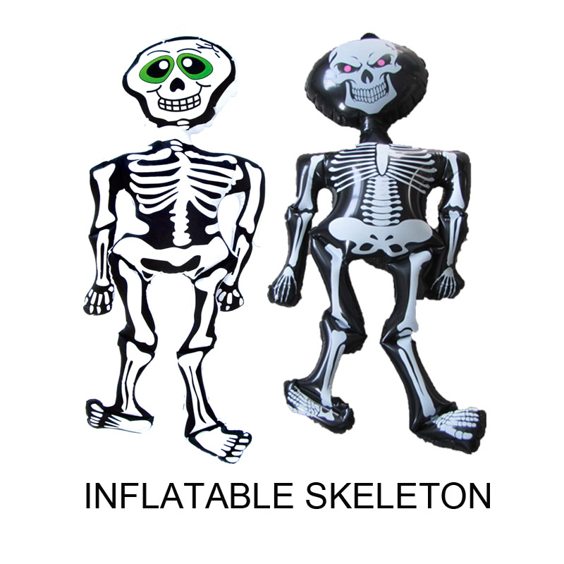 Opblaasbaar Halloween-decoraties rekwisieten skelet