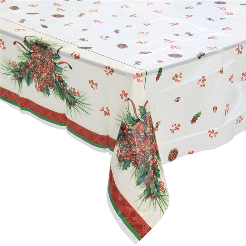 Woondecoratie Waterdicht Vierkant en Rond type PVC Tafelkleed Tafelmatten