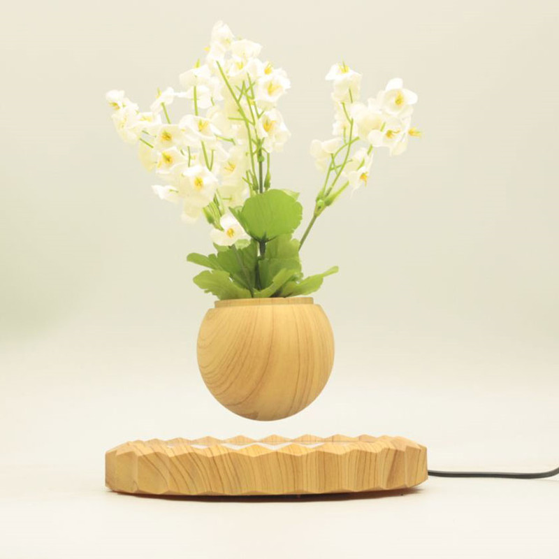 360 roterende magnetische levitatie drijvende lucht bonsai potplant PA-0701