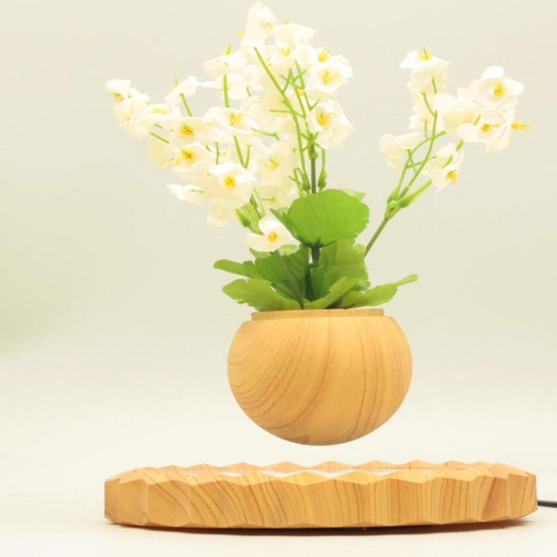 360 roterende magnetische levitatie drijvende lucht bonsai potplant PA-0701