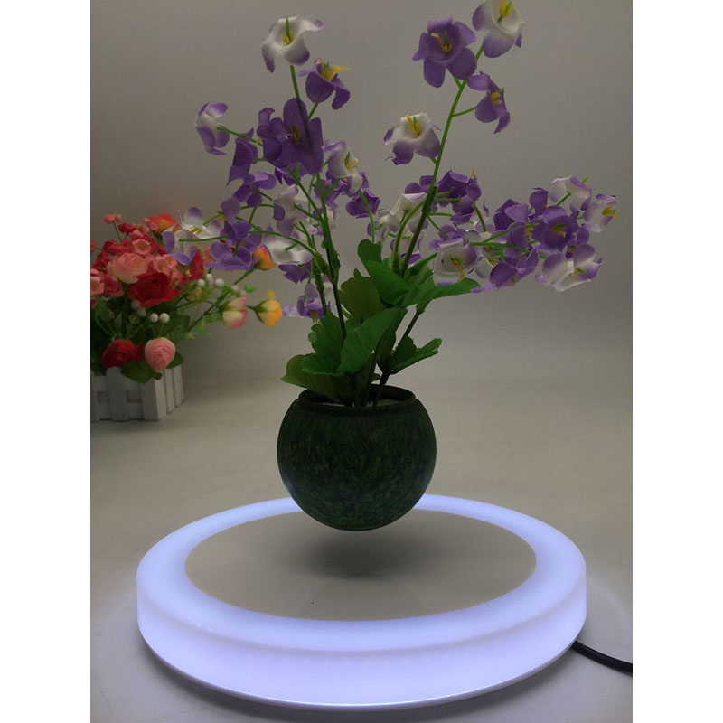 360 Spining magnetische levitatie lucht bonsai pot, drijvende planter PA-0702