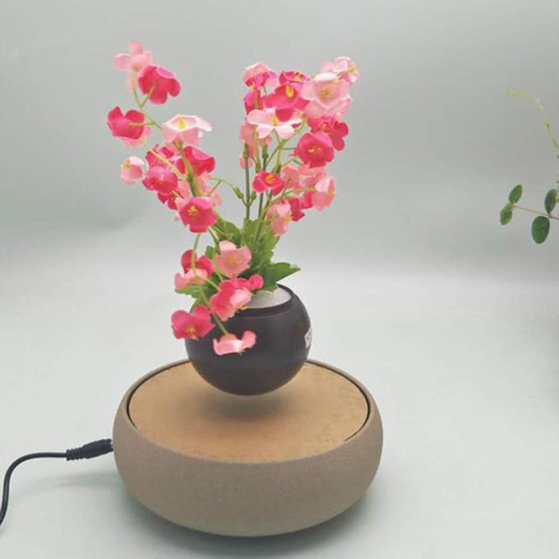 keramische magnetische zwevende drijvende lucht bonsai plant pot PA-0706