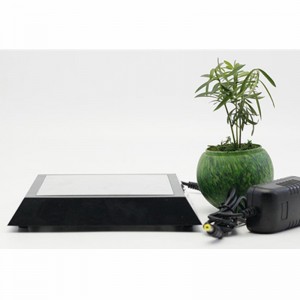 nieuwe spiegel vierkante basis maglev levitatie vliegende lucht bonsai vijver pot boom
