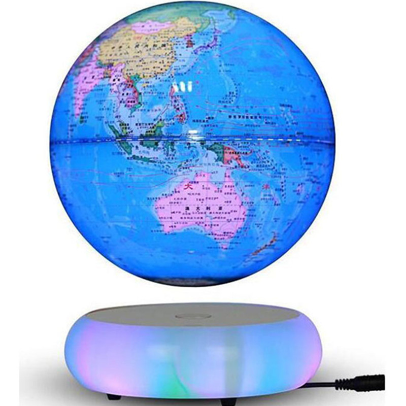 360 roterende maglev levitating levitate globe PA-0726 drijvende bodem globe 6 inch 7 inch 8 inch