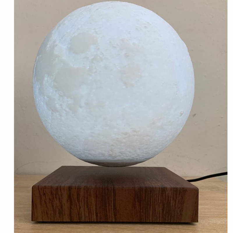 houten magnetische zwevende maanlamp 6 inch zwevend maanlicht voor cadeau