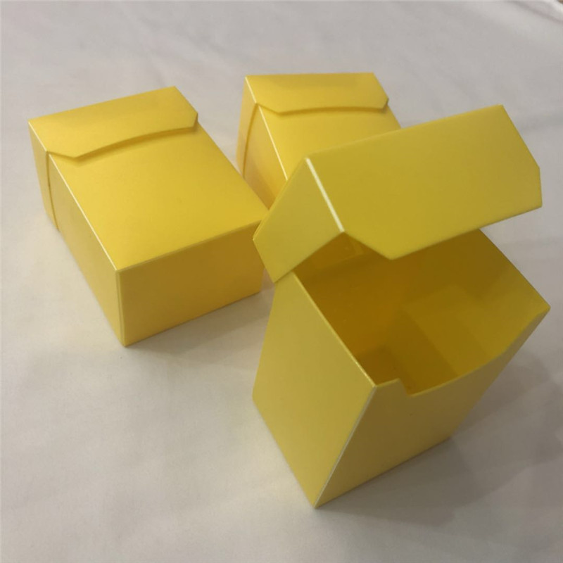 Plastic gele tcg-speelkaarten Holder box