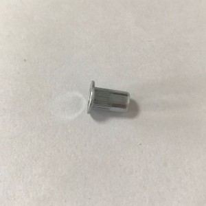 klinknagel moer met platte kop