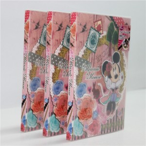 PP plastic fotoalbum met print