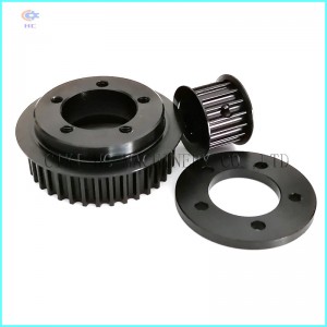 Kleine katrol en riem voor elektrische skate board