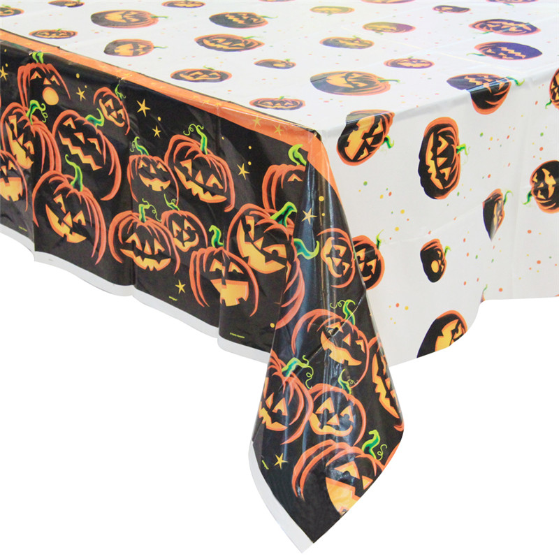 Halloween Pumpkin TableCover Plastic wegwerp tafelkleden