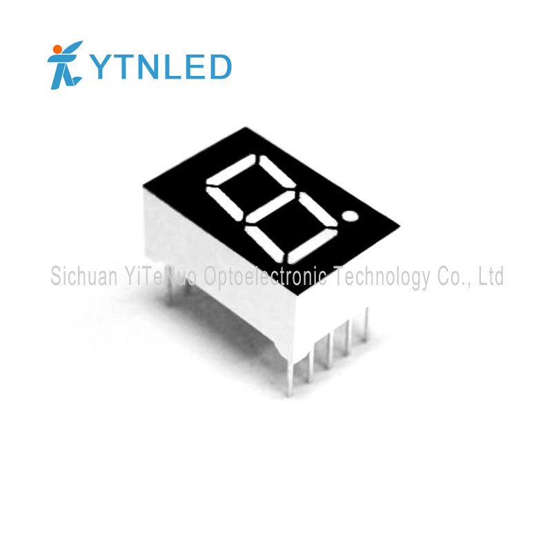 0,5 inch rood 1 cijfer 7 segmenten LED-display, digitale buis