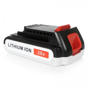 Li-ion 1500 mAh 20 V Batterijen voor draadloos gereedschap voor Black \u0026 Decker LB20, LBX20, LBX4020, LB2X4020