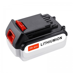 Voor Black \u0026 Decker LB20, LBX20, LBX4020, LB2X4020 Gereedschapsbatterijen Vervanging Li-ion 20V 6000 mAh Batterij