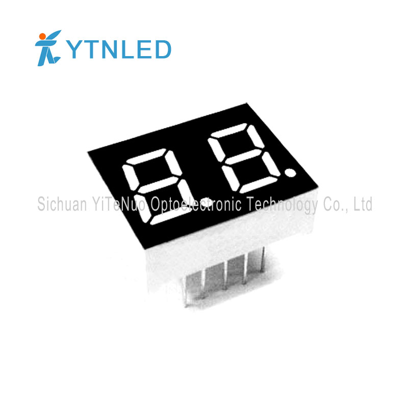 0,4 inch 2-cijferig rood 7-segment LED-display, digitale buis