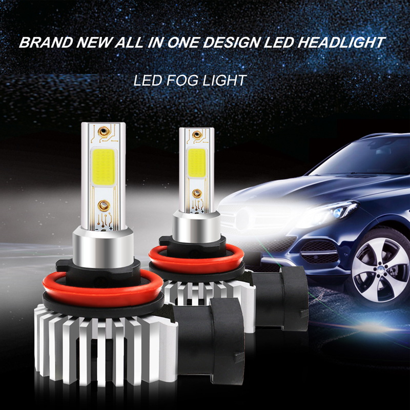 nieuw alles in één ontwerp H8 H9 H11 high power led-koplampen led mistlicht