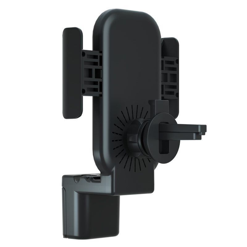 KPS-9304HC QI 10W snelle 3in1 autohouder draadloze oplader voor Iwatch en oortelefoon