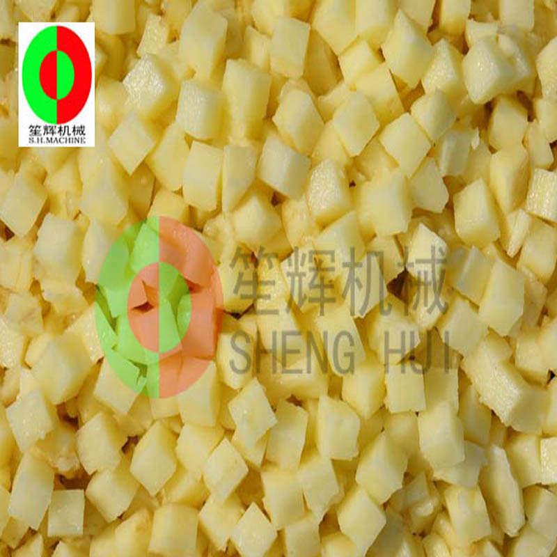 Groenten- en fruitblokjesmachine / meloenblokjesmachine / aardappelblokjesmachine / hoge snelheid blokjesmachine SH-109