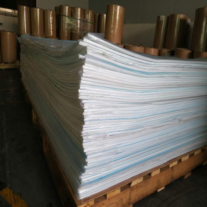 Hete verkoop milieuvriendelijke 0.8mm 1220x2440mm duurzaam anti-kras hard plastic PET-bord voor meubelpaneel