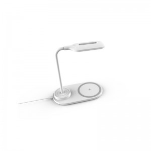 QI 10W snelle 2in1 multifunctionele multifunctionele draadloze oplader met lamp KPS-9002