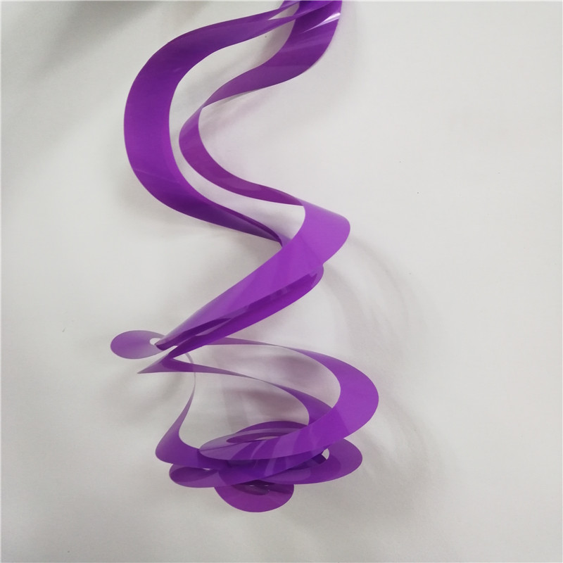 PVC-kaart wervelt wervelend Fashion Party String Party Leverancier Verjaardag Decoratie